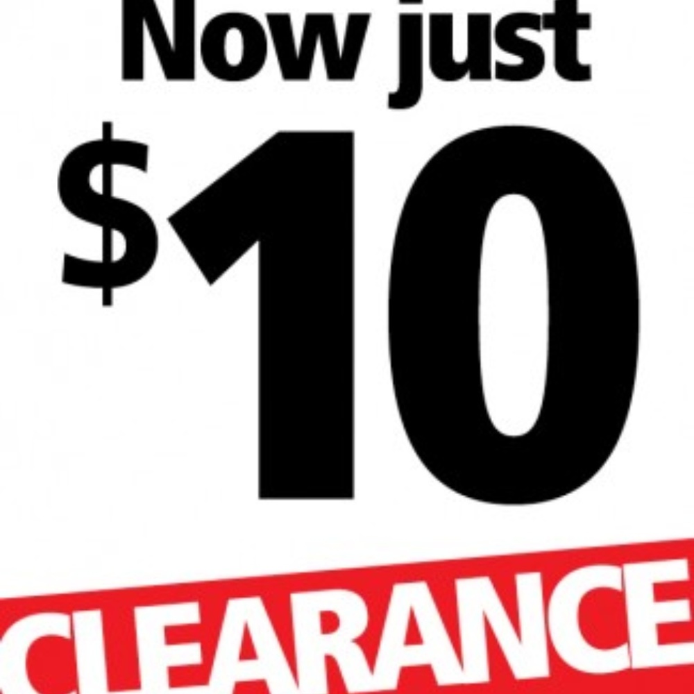 CLEARING OUT MY CLOSET  $10.00
